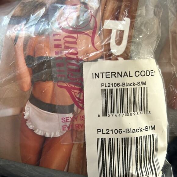 Fantasy Lingerie PLAY Pardon My French Maid Costume Size S/M NWT (bag) - Picture 5 of 6
